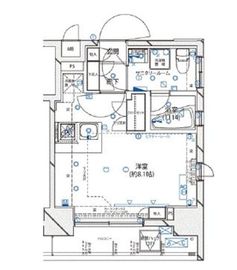 ステージファースト両国アジールコート 206 間取り図