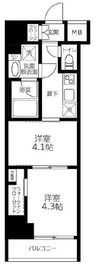 ティモーネプレミアム三ノ輪ステーション 6階 間取り図