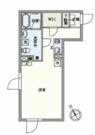 パセオ市谷台町 2-201 間取り図