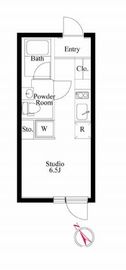 パセオ市谷台町 2-402 間取り図