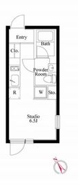 パセオ市谷台町 2-403 間取り図