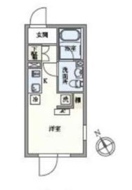 パセオ市谷台町 1-203 間取り図