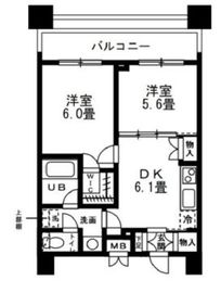 レジディア錦糸町 1005 間取り図