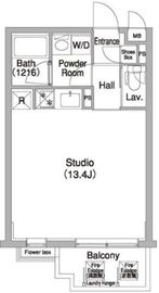 コンフォリア学芸大学 202 間取り図