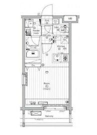 シーフォルム東新宿 2階 間取り図