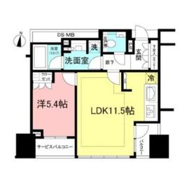 宮益坂ビルディングザ・渋谷レジデンス 7階 間取り図