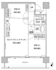 パークハビオ渋谷本町レジデンス 219 間取り図