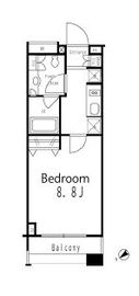 西新宿VIPROYAL 203 間取り図