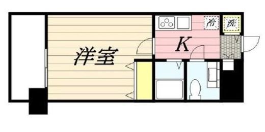 メゾン・ド・ヴィレ渋谷 7階 間取り図