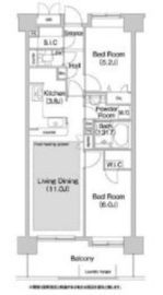 コンフォリア板橋仲宿 1305 間取り図