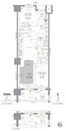 ドゥーエ早稲田 406 間取り図