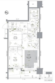 ドゥーエ早稲田 503 間取り図