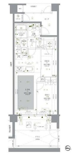 ドゥーエ早稲田 101 間取り図
