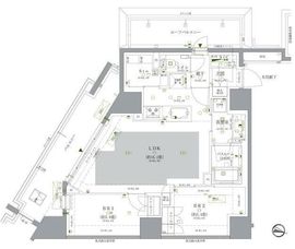 ドゥーエ早稲田 1101 間取り図