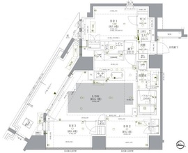 ドゥーエ早稲田 401 間取り図