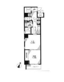 レスプリヴァルール 1201 間取り図
