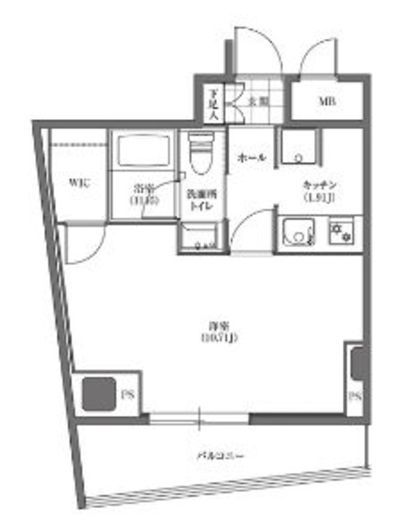 ヒューリック板橋 913 間取り図