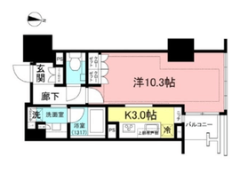 宮益坂ビルディングザ・渋谷レジデンス 14階 間取り図