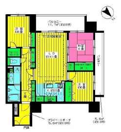 クレストフォルム銀座東 5階 間取り図