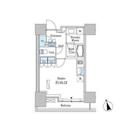 ベルファース芝浦タワー 603 間取り図