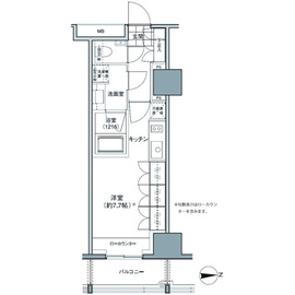 パークハビオ東中野 303 間取り図