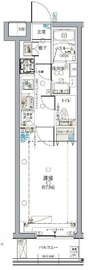 クレヴィスタ中野落合 207 間取り図