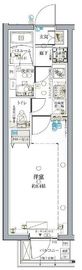 クレヴィスタ中野落合 209 間取り図
