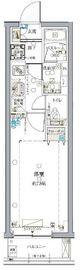 クレヴィスタ中野落合 206 間取り図