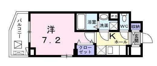 ビレッジアップ渋谷 401 間取り図