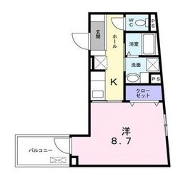 ビレッジアップ渋谷 204 間取り図