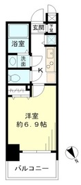 レジデンシア麻布十番 502 間取り図