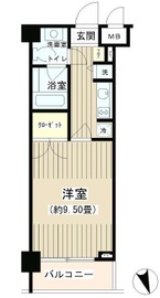 ノナプレイス渋谷富ヶ谷 103 間取り図