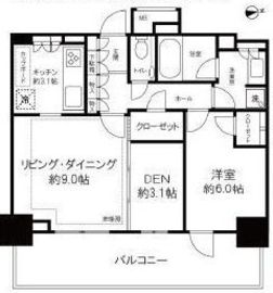 パークタワー西新宿エムズポート 12階 間取り図