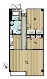 アーバンコート市ヶ谷 206 間取り図