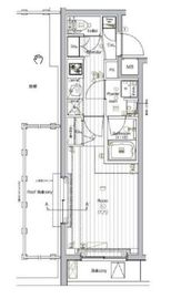 ザ・プレミアムキューブジー大崎 409 間取り図