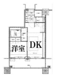 アウルタワー 10階 間取り図