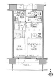 クリオラベルヴィ上野松が谷 2階 間取り図