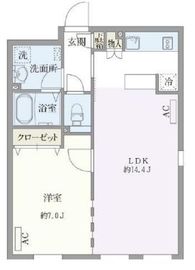 パセオ荏原中延 201 間取り図