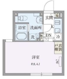 パセオ荏原中延 205 間取り図