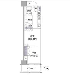アビティ目黒 312 間取り図