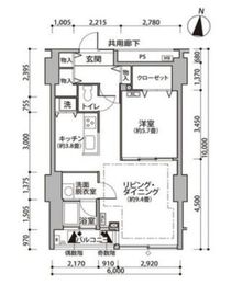 東雲キャナルコートCODAN 11-314 間取り図