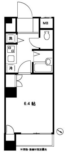 BPRレジデンス水天宮前 702 間取り図