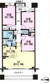 マジェスティハウス新宿御苑パークナード 2階 間取り図