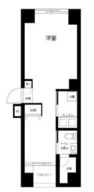 グラックス市ヶ谷一口坂 9階 間取り図