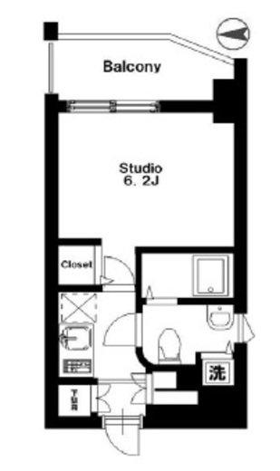 マリオン南青山 303 間取り図