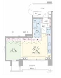 ベイズタワー＆ガーデン 19階 間取り図