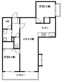 クレインズテラス 301 間取り図