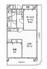 アーバンフラッツ芝浦 506 間取り図