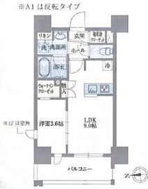 ライトテラス浅草 401 間取り図