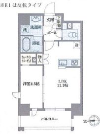 ライトテラス浅草 701 間取り図